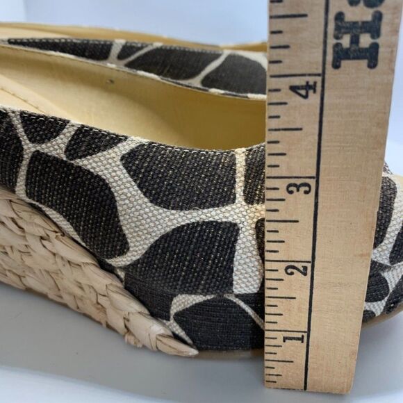 CL by Laundry Giraffe Print Platform Open Toe Mule Shoe - Picture 8 of 8